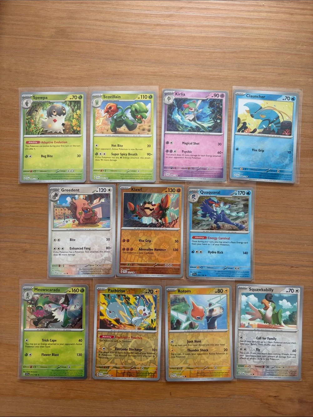 Scarlet & Violet Base Set Pokémon Holo & Reverse Holo Card Lot | 11 Cards ✨5/$25